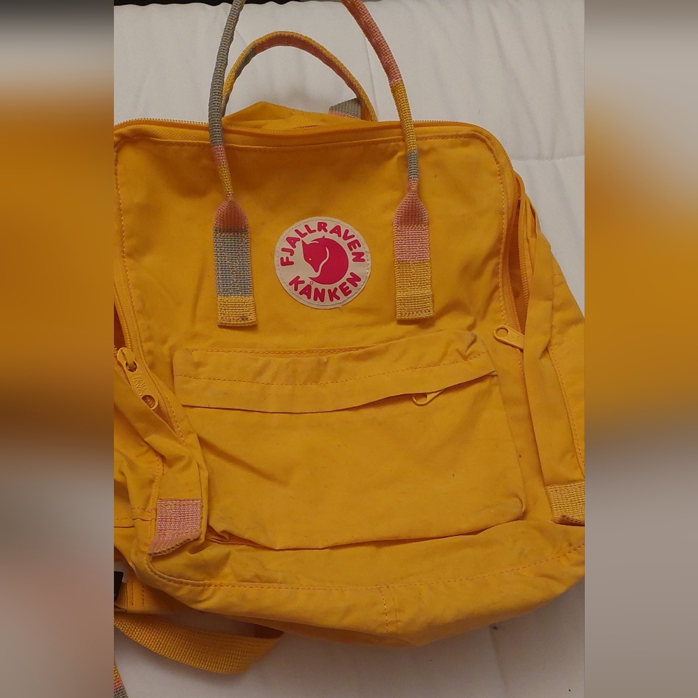 Fjallraven Backpack Yellow ✨️💛💛